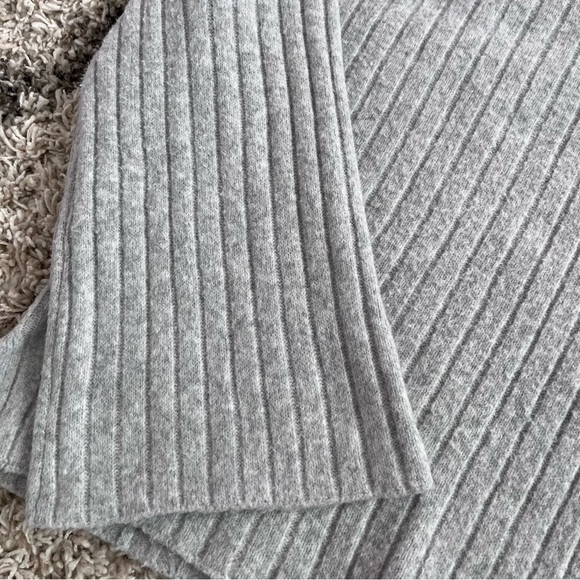 Aerie unREAL Ribbed Button-Down Cardigan | Heather Gray XL - Oversized Cozy Knit - Picture 7 of 15